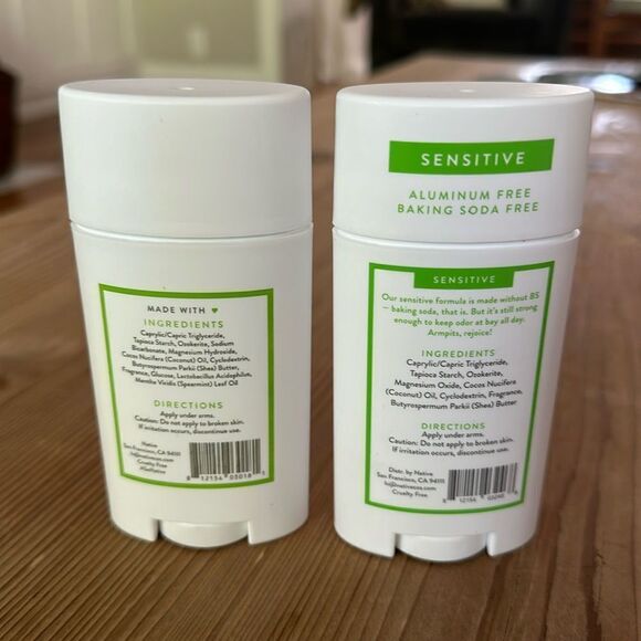 2 Native Deodorant’s Cucumber & Mint scent NEW never used 2.65 OZ x 2 - Picture 3 of 3
